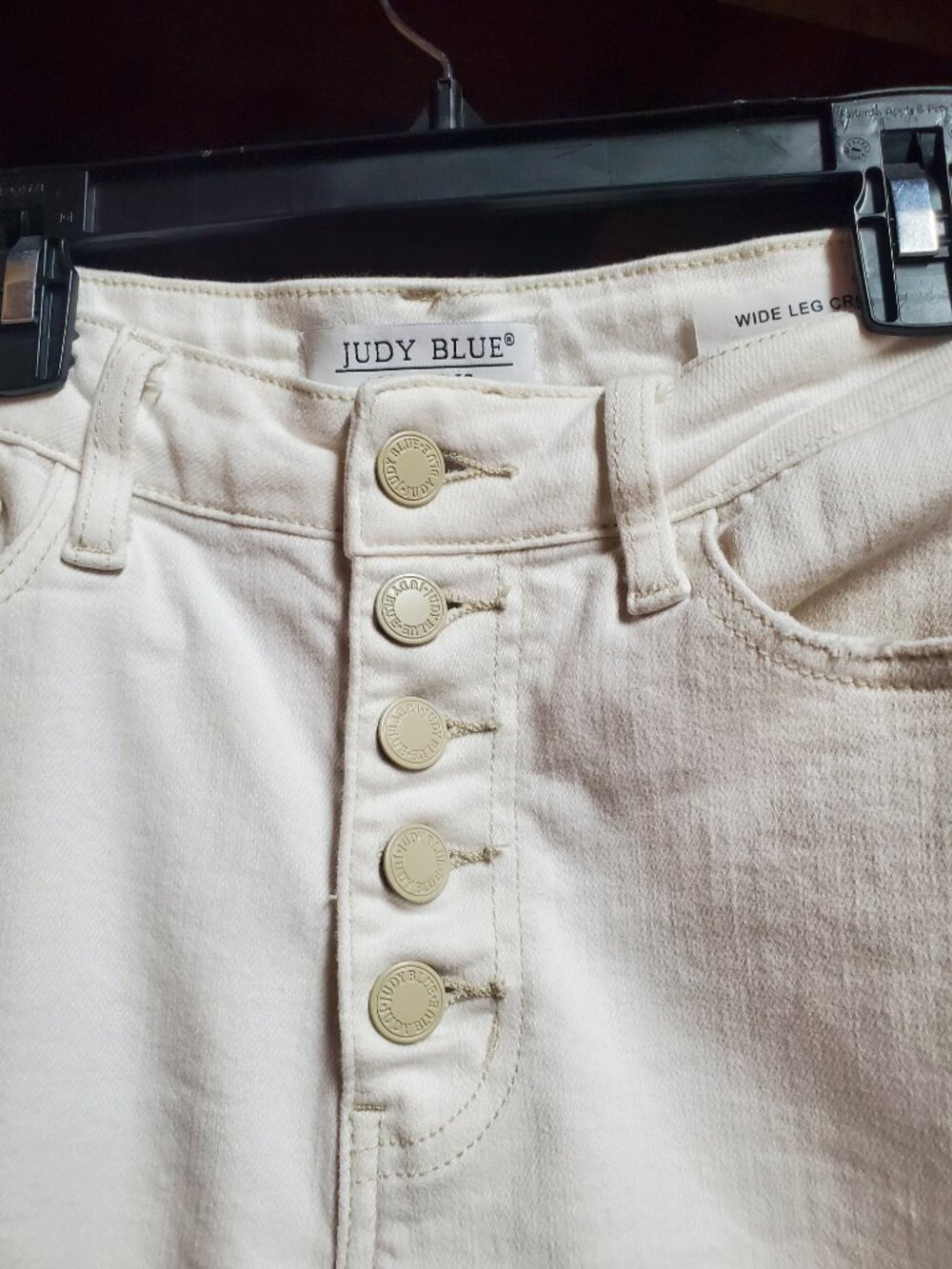Judy Blue wide leg crop jeans - Picture 6 of 7